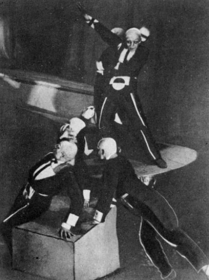 Image - A scene from the Berezil theatre production (1923) of Georg Kaiser, Gas I.